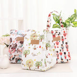 Cooler Lunch Bag Cat Multicolor Women Waterproof Hand Pack