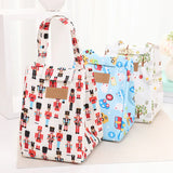 Cooler Lunch Bag Cat Multicolor Women Waterproof Hand Pack