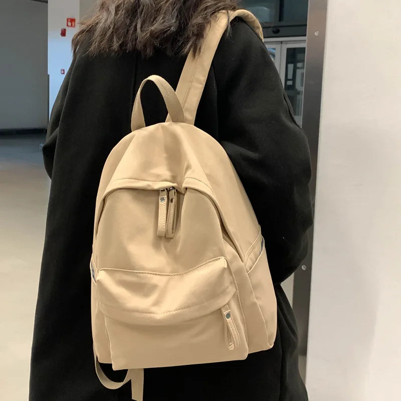 Corduroy Backpack Women School Backpack Teenger Girl