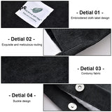 Corduroy Shoulder Bag for Women Soft Storage Reusable Totes Bag