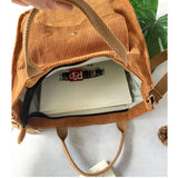Corduroy Bag for Women Shopper Bag Handbag Autumn Winter Canvas Shoulder Tote