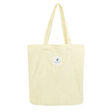 Corduroy Women's Shopper Handbag Canvas Storage Bag
