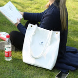 Corduroy Shoulder Bag Canvas Tote Casual Handbag