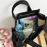 Corduroy Casual Tote Bag for Women  Shoulder Handbag