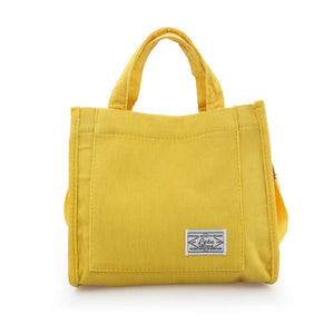 Corduroy Casual Women's Tote Shoulder Bag Retro Purse Crossbody Messenger