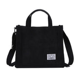 Corduroy Casual Women's Tote Shoulder Bag Retro Purse Crossbody Messenger