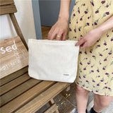 Women's Large-capacity Corduroy Cosmetic Bag