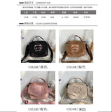 Corduroy Embroidered Totes Purses for Women