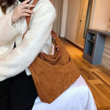 Corduroy Large Capacity Shoulder Bag for Women