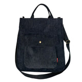 Corduroy Shoulder Bag Vintage Shopping Bags Student Bags Casual Bag