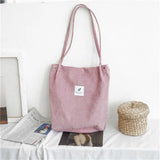Corduroy Shoulder Bags Crossbody Handbag for Women