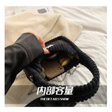 Corduroy Shoulder Crossbody Bag Small Women's Solid Handbag