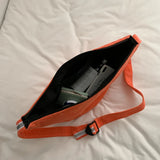 Corduroy Waist Bag Zipper Chest Bag Sport Travel Fanny Pack