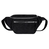 Women's Corduroy Zipper Waist Chest Bag