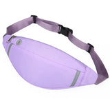 Corduroy Waist Pack Zipper Chest Bag Sport Travel Girl Waist Belt Bags