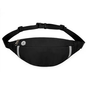 Corduroy Waist Pack Zipper Chest Bag Sport Travel Girl Waist Belt Bags