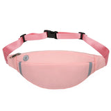 Corduroy Waist Pack Zipper Chest Bag Sport Travel Girl Waist Belt Bags