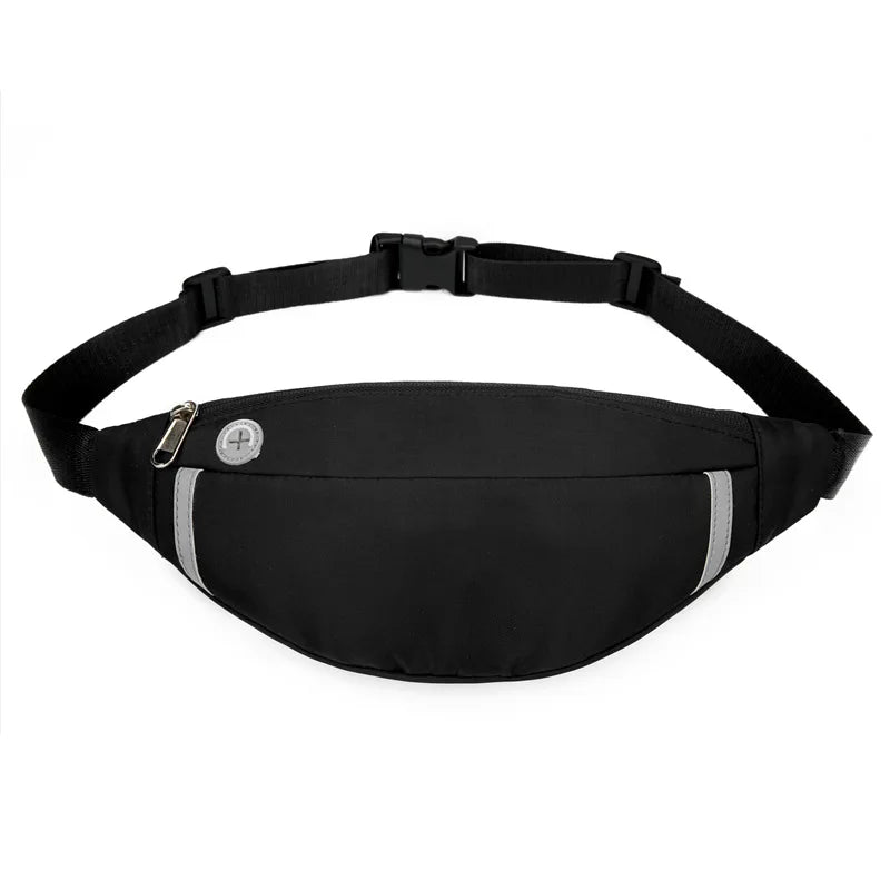 Corduroy Waist Pack Zipper Chest Bag Sport Travel Girl Waist Belt Bags