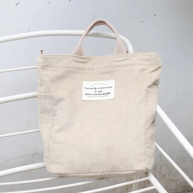 Corduroy Women's Retro Messenger Bag All-match Shoulder Bag