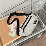 Corduroy Women's Waist Bag Canvas Ladies Crossbody Fanny Pack