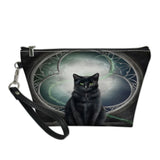Gothic Cat 3D Pattern Cosmetic Bag