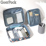 Waterproof Cosmetic Bag Organizer Portable Makeup Travel Beauty Case