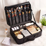 Portable High-capacity Multilayer Professional Cosmetic Bag