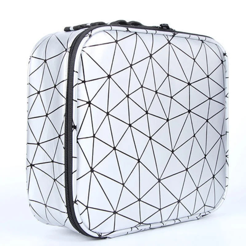 Portable High-capacity Multilayer Professional Cosmetic Bag