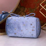 Cosmetic Bag Star Patterns Makeup Bag Storage Case Blue/Pink/Khaki