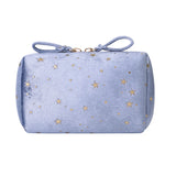 Cosmetic Bag Star Patterns Makeup Bag Storage Case Blue/Pink/Khaki