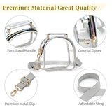Clear Zipper Cosmetic Bag Makeup Organizer Travel Pouch Toiletry Wash Organizer