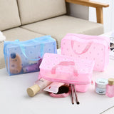 Transparent PVC Travel Cosmetics Bag