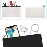 Cotton Canvas Cosmetic Bag with Zipper