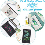 Cotton Canvas Cosmetic Bag with Zipper