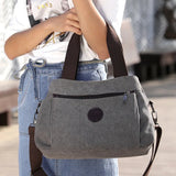 Cotton Canvas Handbag Women Casual Tote Female Crossbody Vintage Messenger Bag