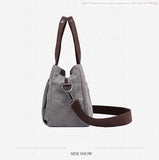Cotton Canvas Handbag Women Casual Tote Female Crossbody Vintage Messenger Bag