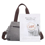 Cotton Canvas Handbag Women Casual Tote Female Crossbody Vintage Messenger Bag