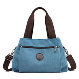 Cotton Canvas Handbag Women Casual Tote Female Crossbody Vintage Messenger Bag