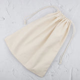 Cotton Canvas Inner Bags Drawstring Pouch Pink Gray Beige