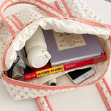 Cotton Tote Bag Soft Travel Mom Mummy Bag Large Capacity Cartoon Printed