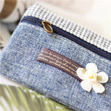 Floral Plaid Women's Short Wallet Handbag Coin Purse Card Pouch Bag