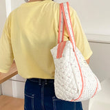 Cotton Hand Luggage Bag Soft Women Mummy Bag Large Capacity Cartoon Printed