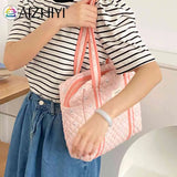 Cotton Shoulder Bag Women Mummy Bag Large Capacity Cartoon Printed