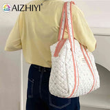 Cotton Shoulder Bag Women Mummy Bag Large Capacity Cartoon Printed