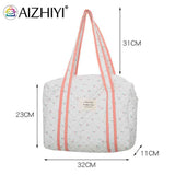 Cotton Shoulder Bag Women Mummy Bag Large Capacity Cartoon Printed