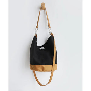 Cotton Canvas Shoulder Bag Eco Friendly Handbag Tote Print Bucket Bag B005