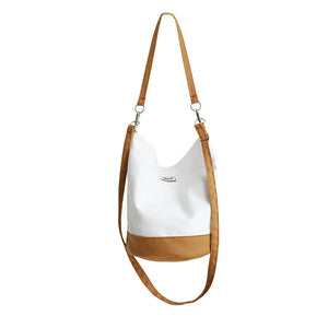 Cotton Canvas Shoulder Bag Eco Friendly Handbag Tote Print Bucket Bag B005