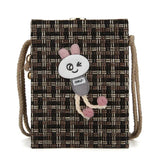Cotton and Linen Shoulder Bag for Women