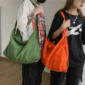 Canvas Tote Bags Double Straps Shoulder Bags