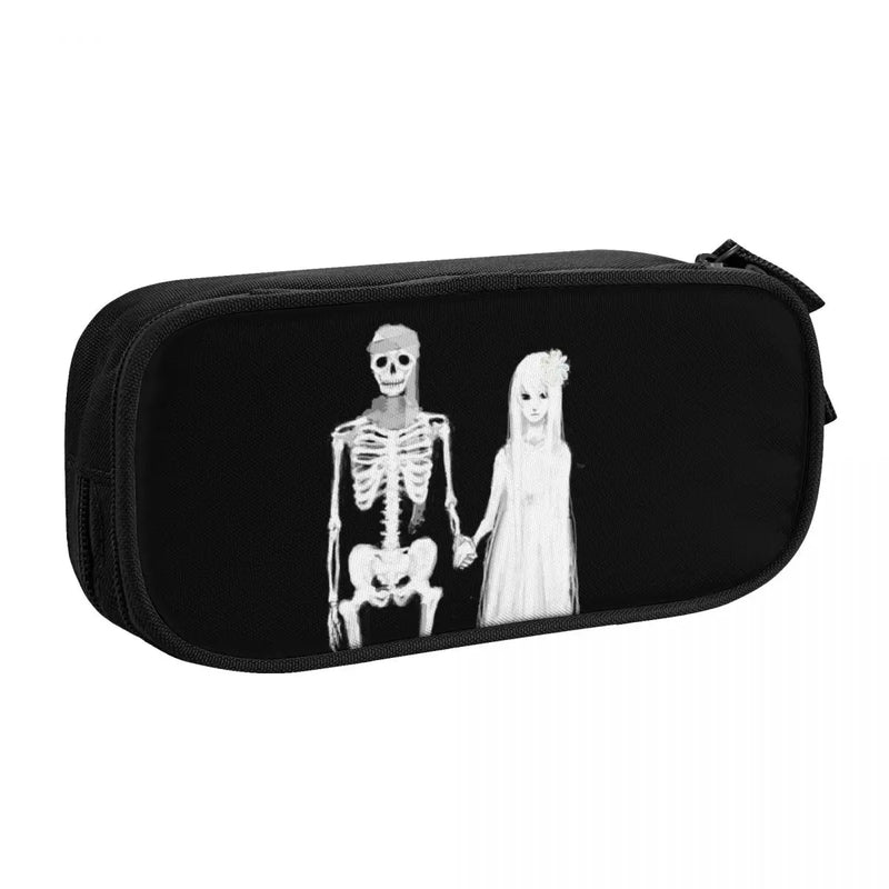 Gothic Love Pen Box Anime Zipper Pen Bag Stationery Bag Gift